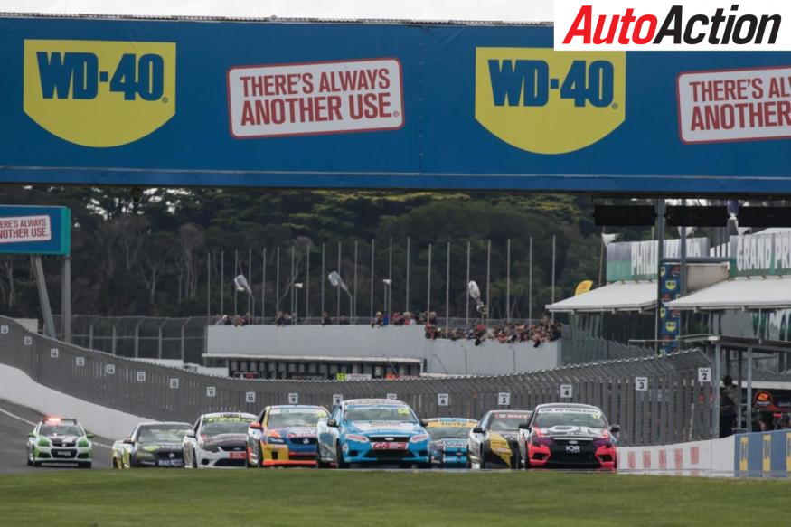 V8 Utes in action at Phillip Island this weekend - Photo: Rhys Vandersyde