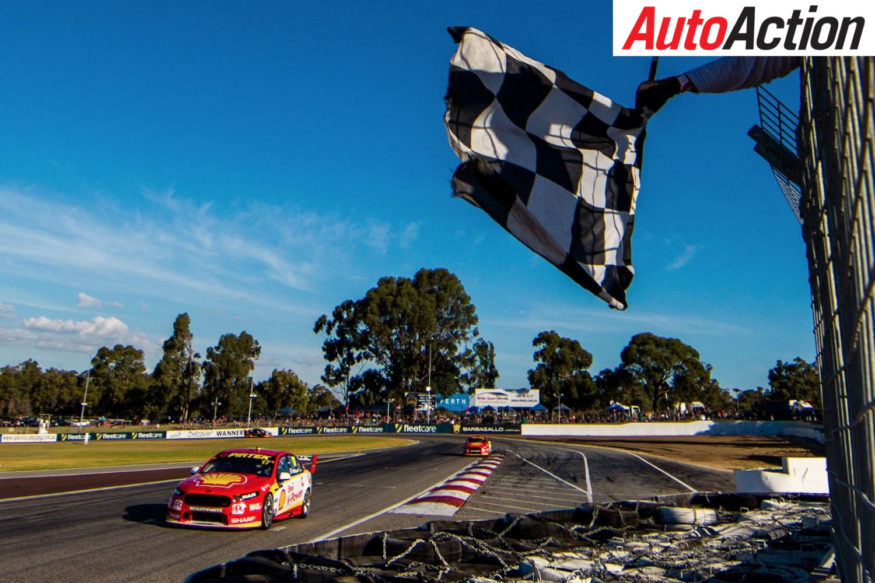 Scott McLaughlin takes his first win for Penske - Photo: Dirk Klynsmith