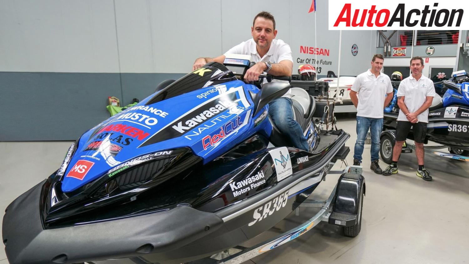Supercars driver Todd Kelly to cross Bass Straight on a Jet Ski - Photo: Supplied