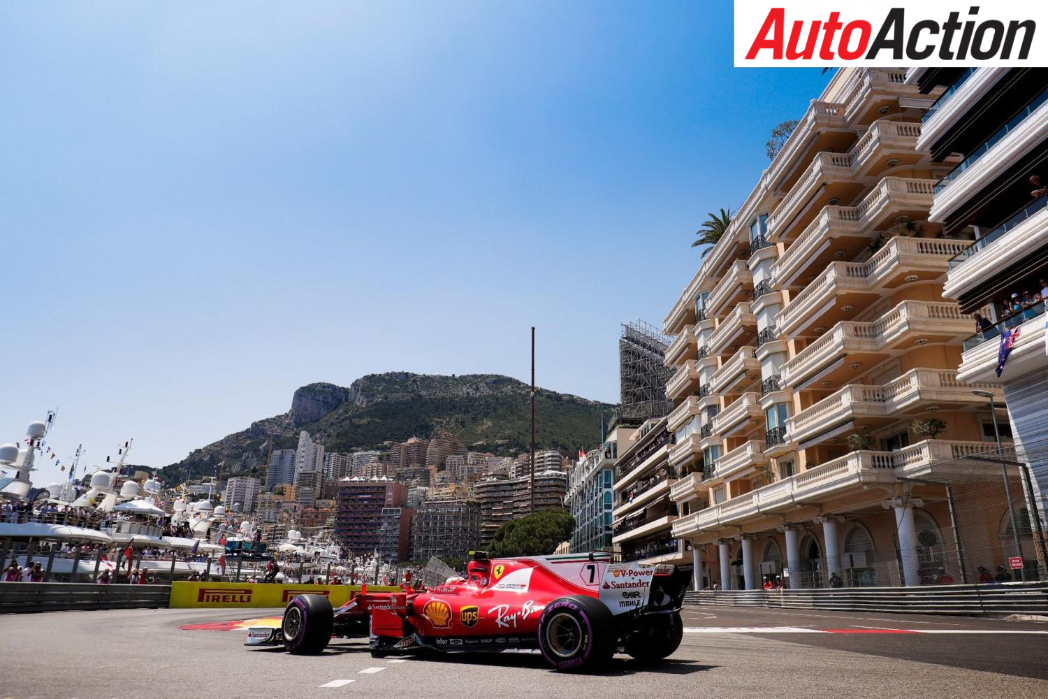 Kimi Raikkonen has qualified on pole for the Monaco Grand Prix - Photo: LAT