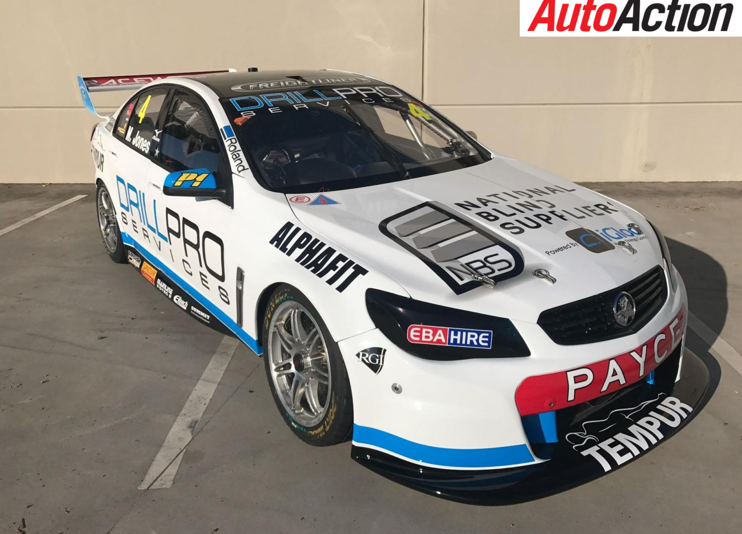 Macauley Jones's DrillPro Racing Commodore for Supercars at Winton - Photo: Supplied