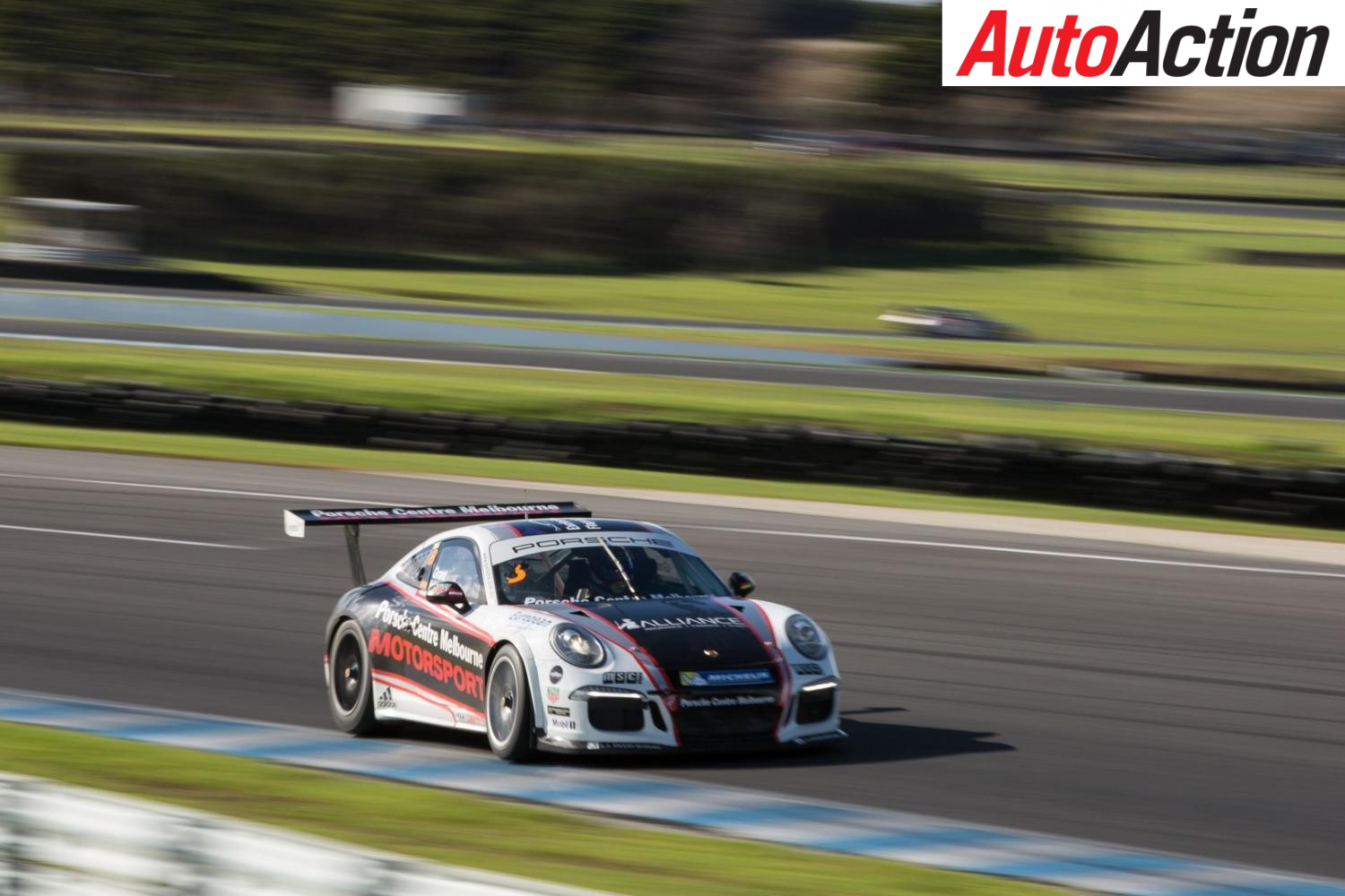Dean Grant and Lee Holdsworth won second leg of Porsche Carrera Cup Pro-Am - Photo: Rhys Vandersyde