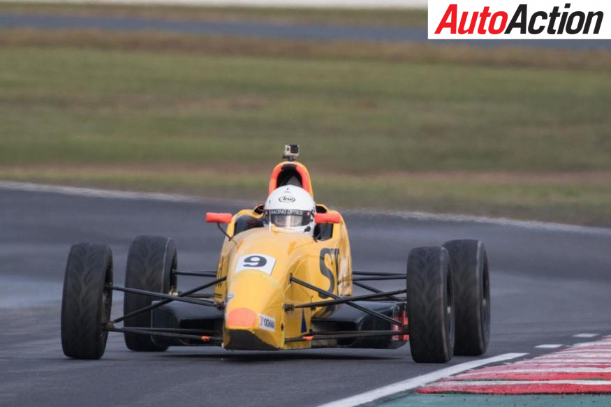 Aaron Cameron qualified on pole in Formula Ford - Photo: Rhys Vandersyde