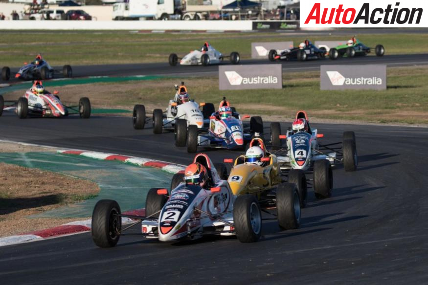 The Formula Ford field at Winton - Photo: Rhys Vandersyde