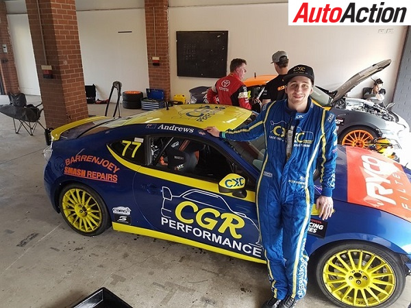 Jacob Andrews will make his Toyota 86 Racing Series debut for CXC Global Racing in Townsville next weekend