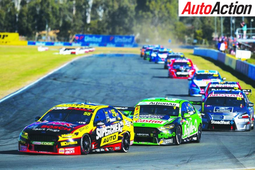 Chaz Mostert and Mark Winterbottom in Prodrive Racing Australia Ford Falcons - Photo: LAT