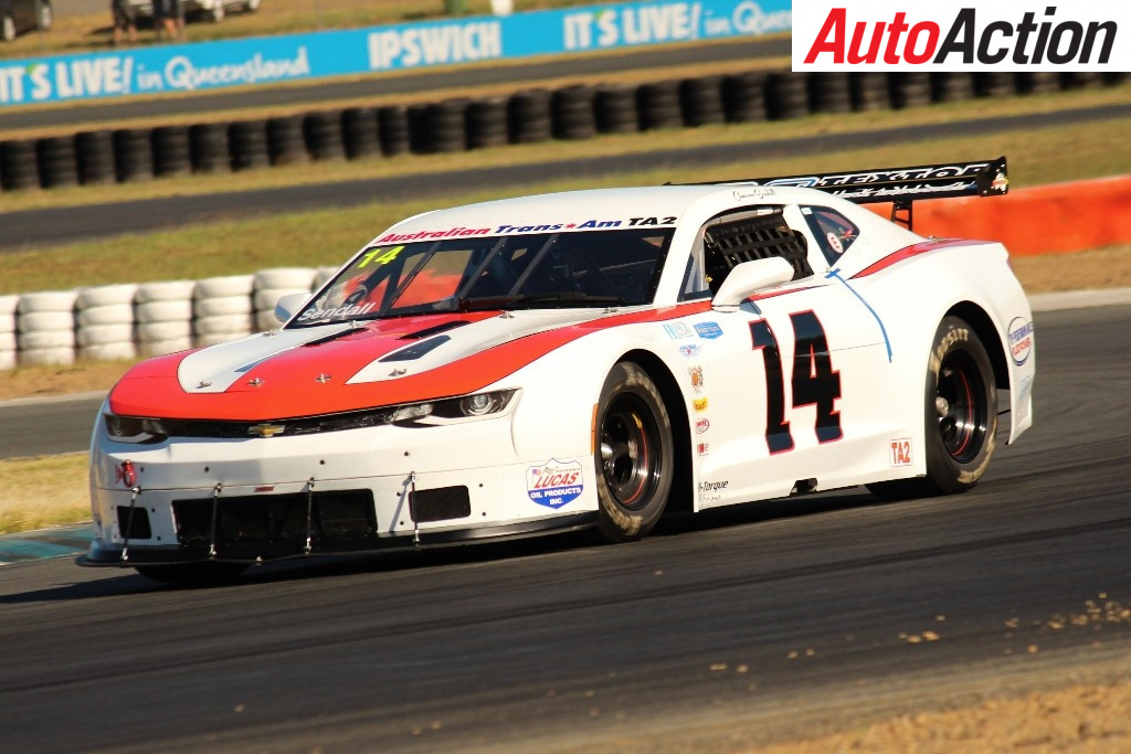 Trans Am 2 Chevrolet Camaro on track at Queensland Raceway - Photo: Supplied