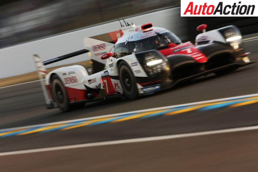 Kamui Kobayashi qualifies fastest for Toyota at the Le Mans 24 Hour - Photo: LAT