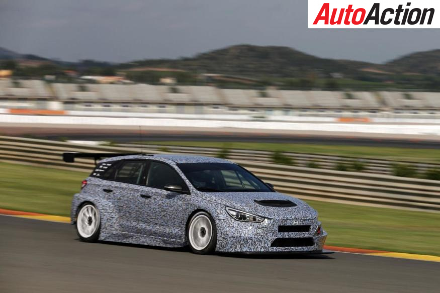 Hyundai i30 TCR testing at Valencia - Photo: Hyundai Motorsport