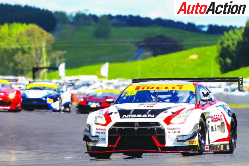 Michael Caruso racing in Australian GT over in New Zealand