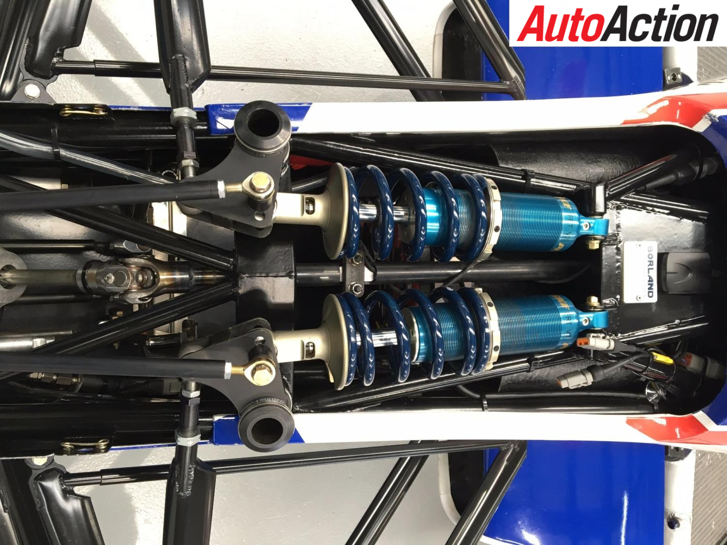 Front Shocks on the Spectrum 015 Formula Ford Auto Action