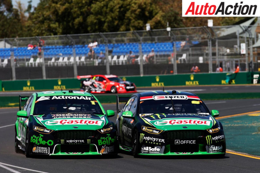 Prodrive Racing Australia's Bottle-O and Monster cars at the Australian Grand Prix - Photo: LAT