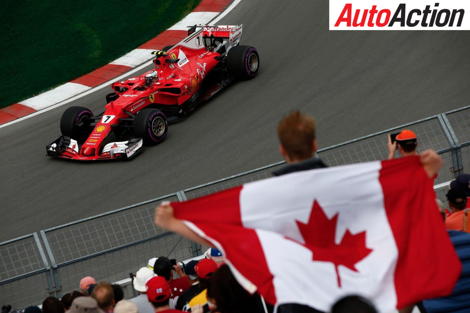 Kimi Raikkonen fastest in Montreal practice - Photo: LAT