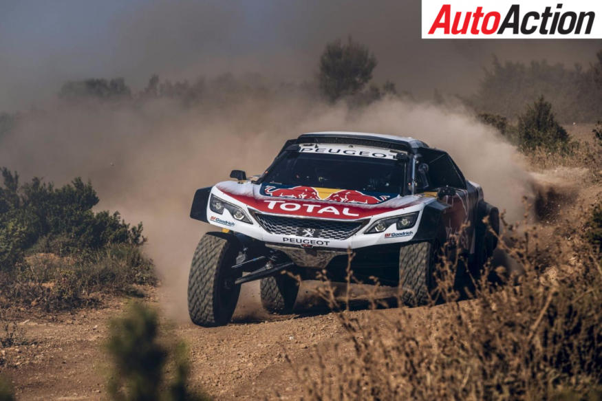 Carlos Sainz testing the new Peugeot 3008DKR Maxi - Photo: Supplied