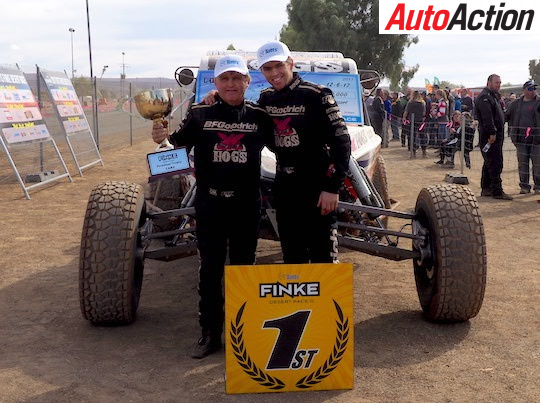 Shannon and Ian Rentsch win the Finke Desert Race - Photo: Supplied