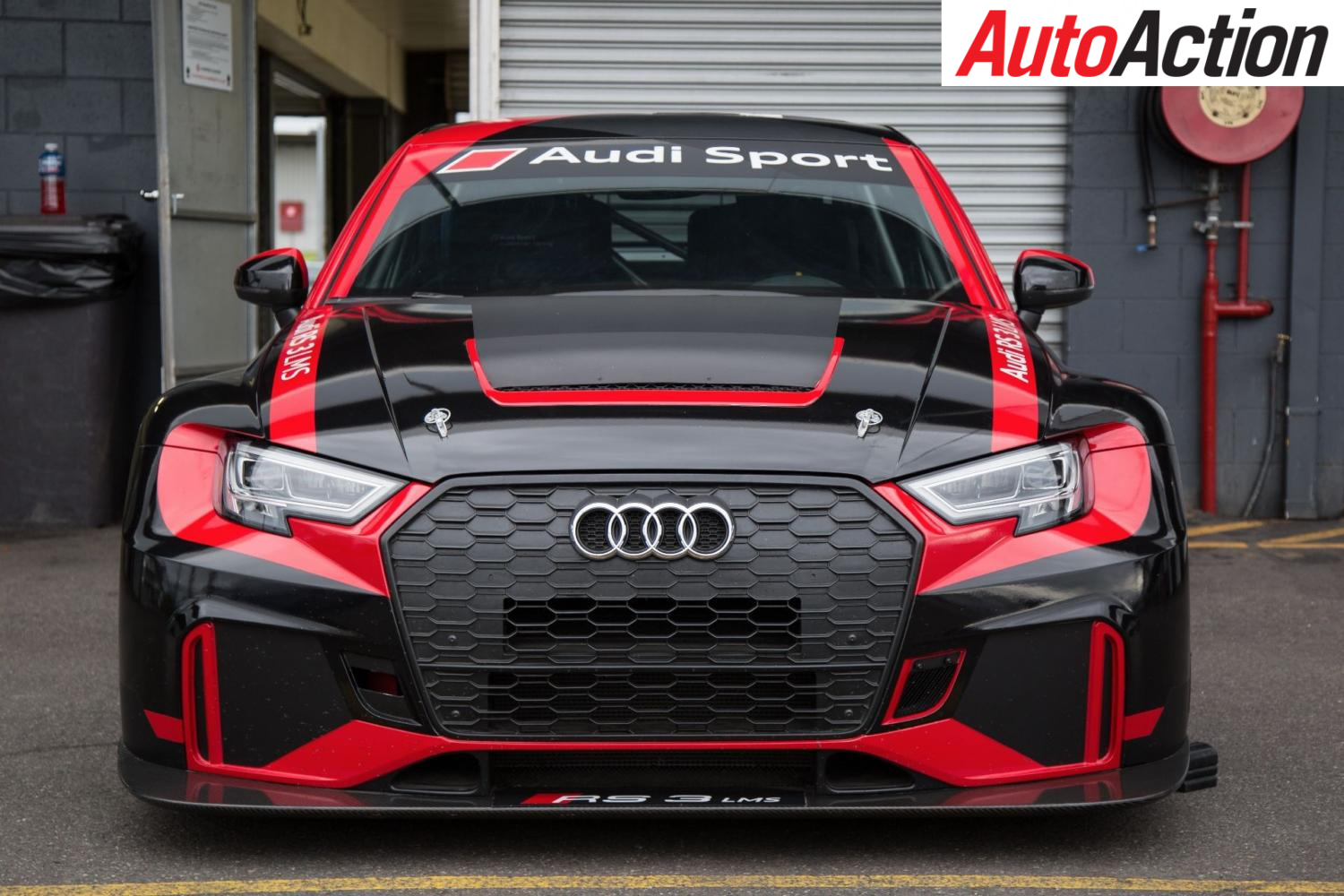 Audi RS3 LMS TCR Car on display at Phillip Island - Photo: Rhys Vandersyde