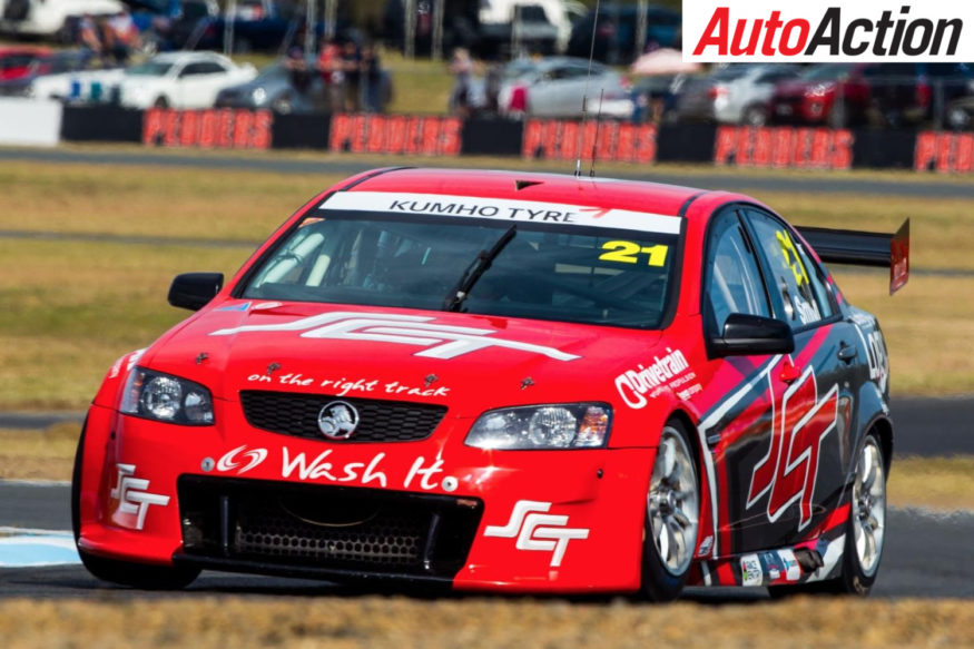 Jack Smith set the pace in the V8 Touring Cars at Queensland Raceway - Photo: Dirk Klynsmith