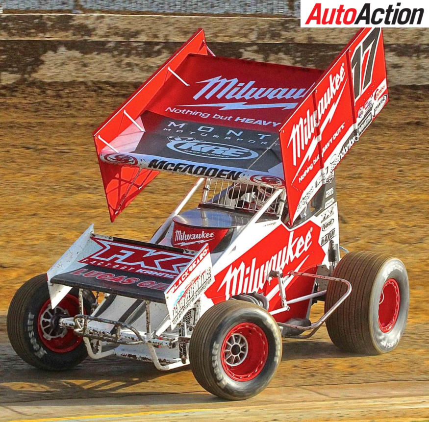James McFadden during the previous World Series Sprintcars - Photo: Geoff Rounds