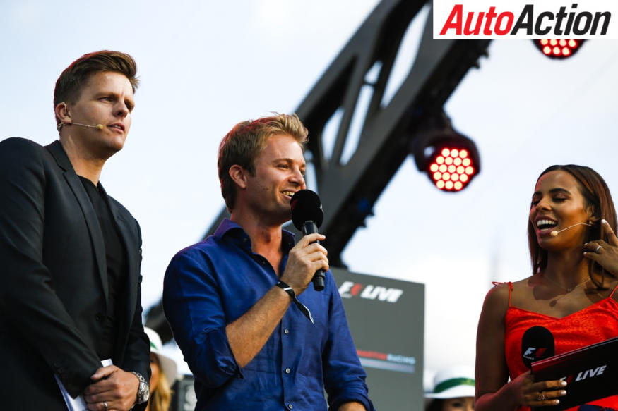 2016 F1 Champion Nico Rosberg talks to the crowd - Photo: LAT
