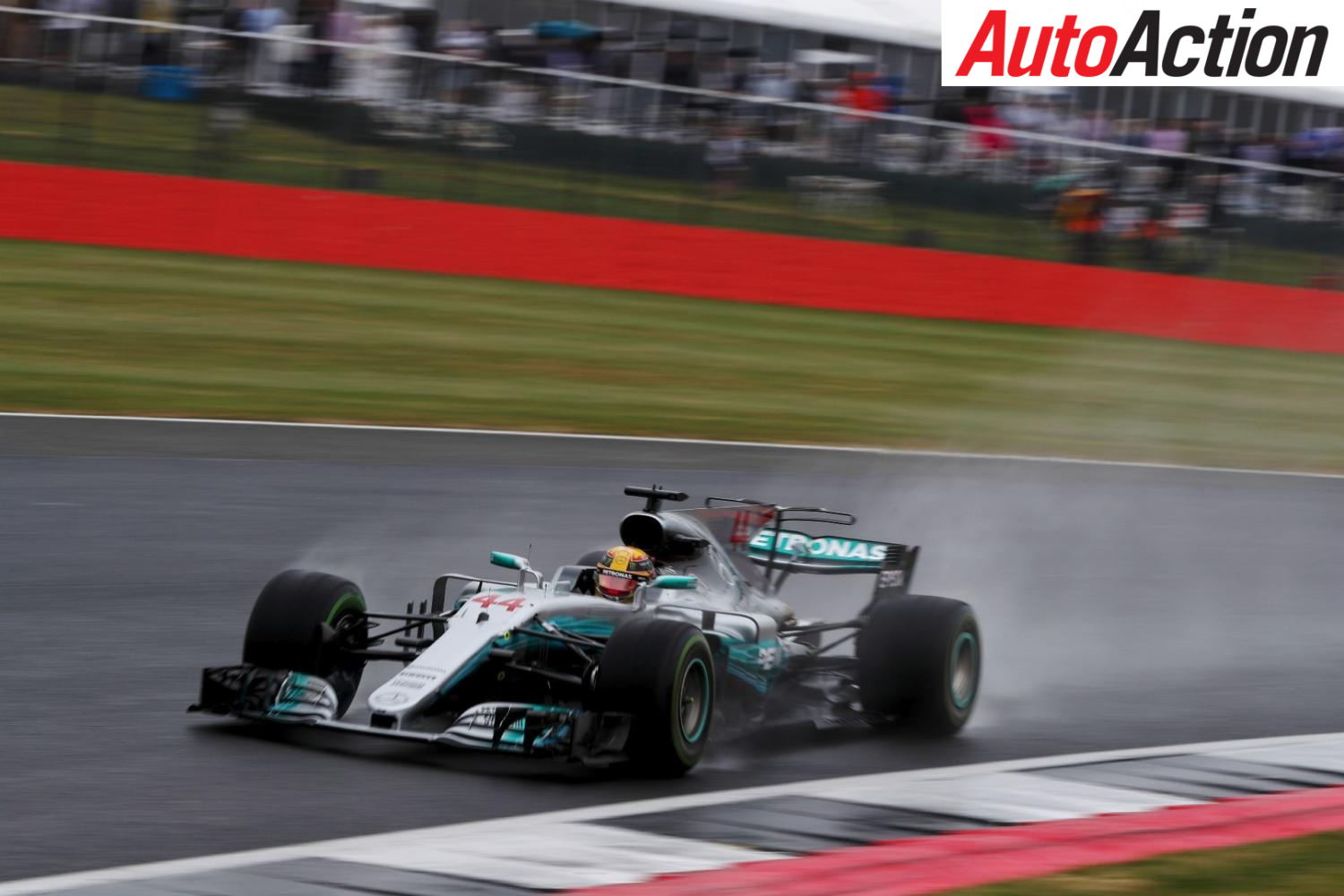 Lewis Hamilton fastest in qualifying for the British Grand Prix - Photo: LAT