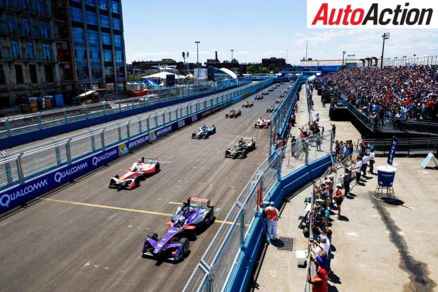 The start of the last Formula E round in New York