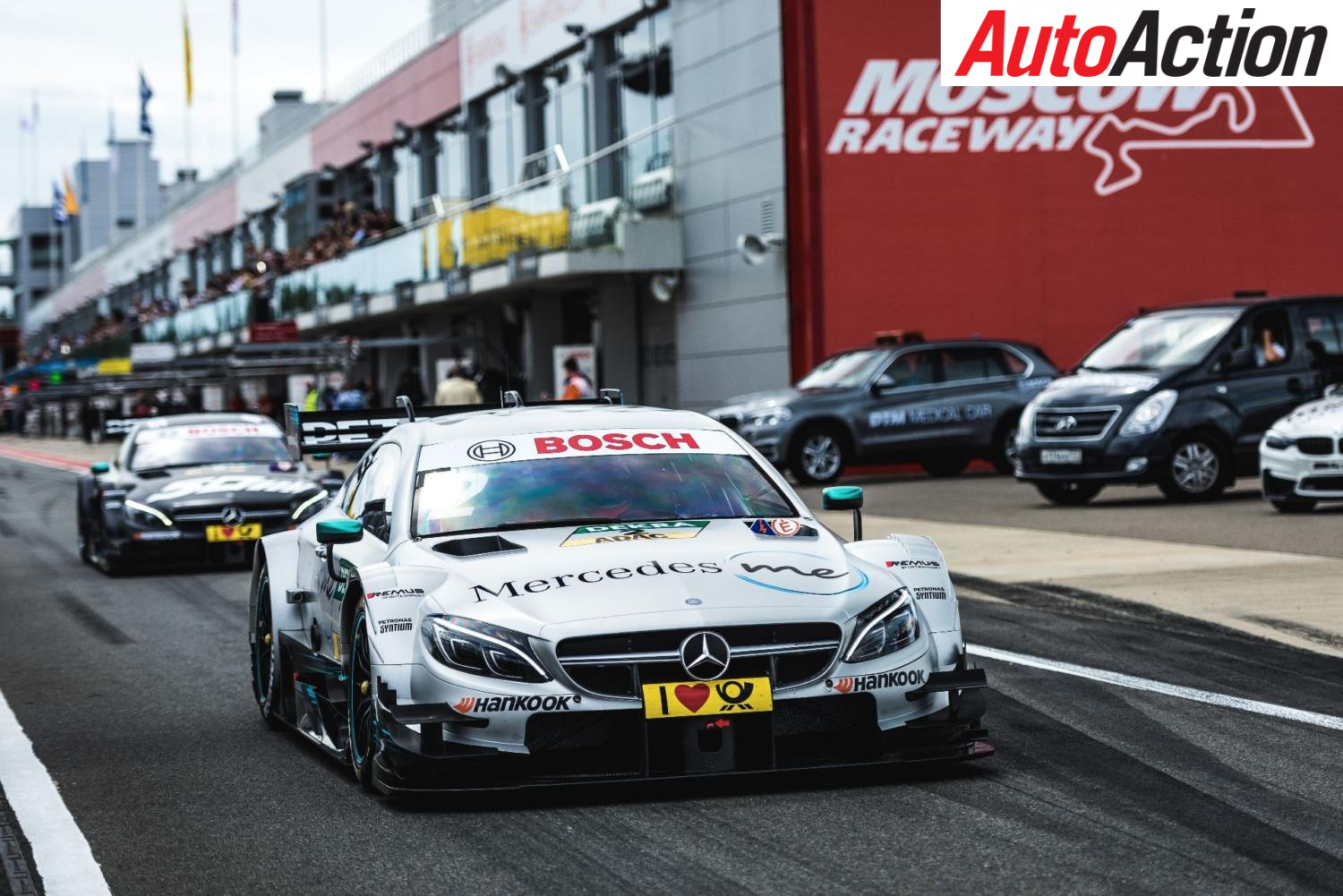 Mercedes-AMG at the last DTM round in Moscow - Photo: LAT