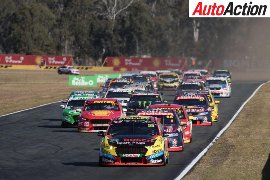 Chaz Mostert leading from the start in Queensland - Photo: Rhys Vandersyde