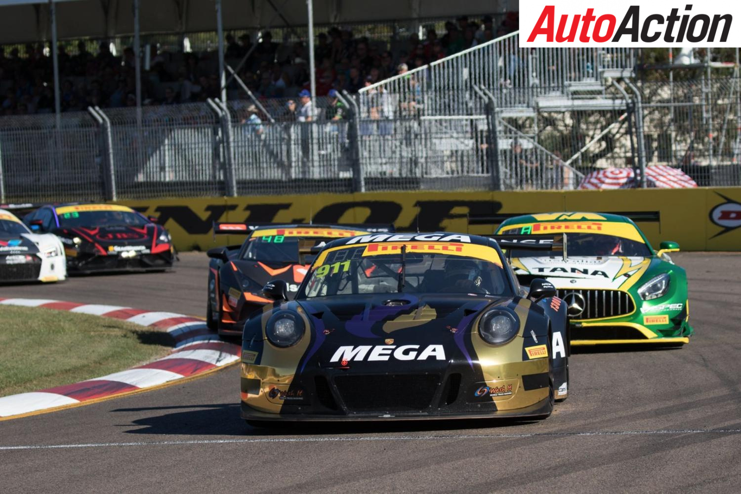 Liam Talbot took out the opening Australian GT race in Townsville - Photo: Rhys Vandersyde