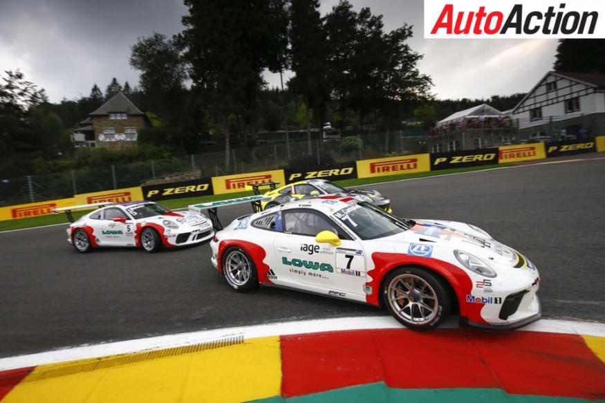 Matt Campbell racing his way through the Porsche Supercup field at Spa in Belgium - Photo: Supplied