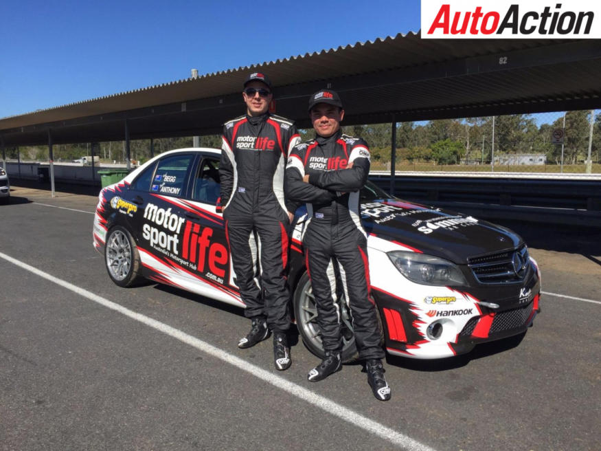Justin Anthony and Karl Begg will make their series debut in the Mercedes-Benz C63 AMG - Photo: Supplied