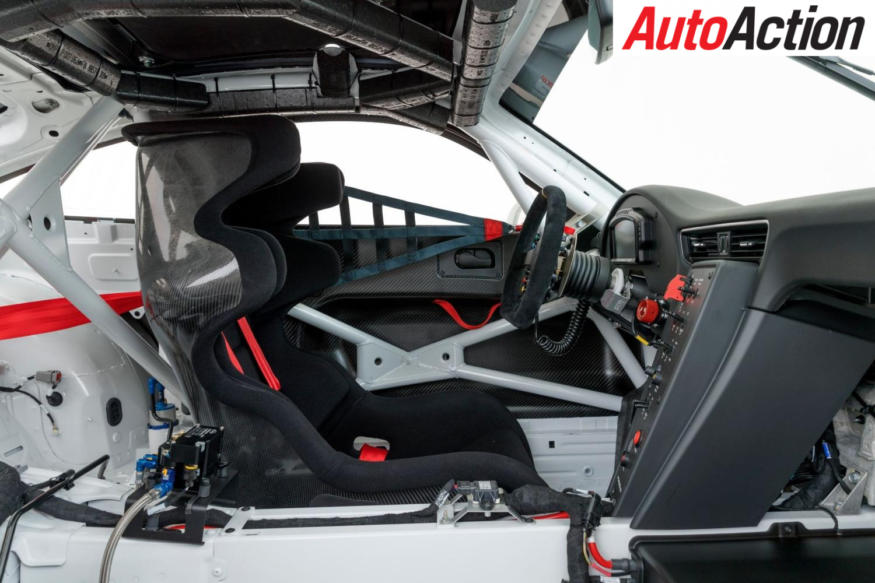 The interior of the new Porsche 991 GT3 Cup Car
