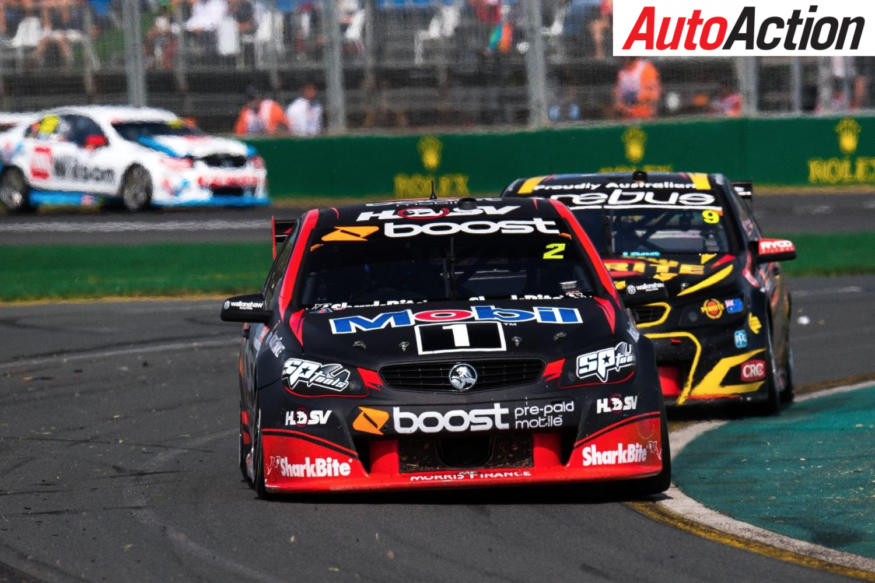Scott Pye on track in the the #2 Mobil 1 HSV Racing Holden Commodore - Photo: LAT