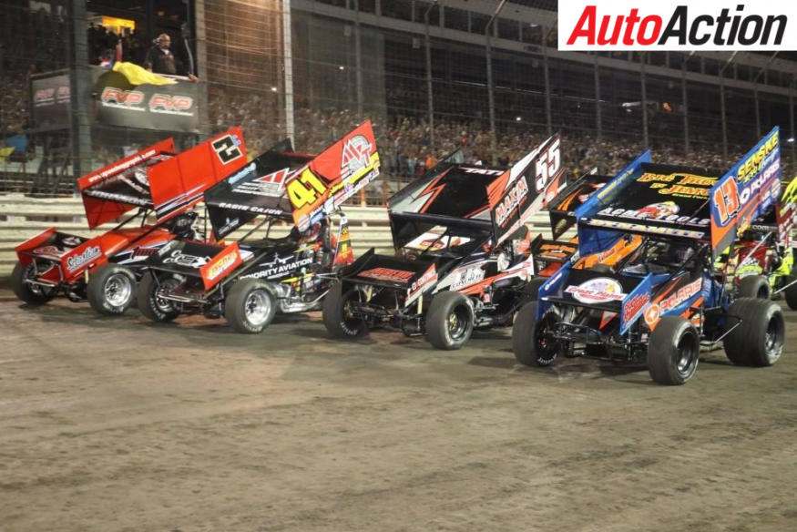 The field on night three of the Knoxville Nationals - Photo: Knoxville Raceway