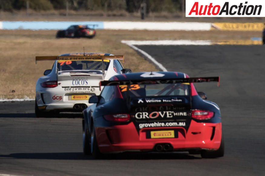 Porsche GT3 Cup Challenge also on track as part of the Shannons Nationals at QR - Photo: Rhys Vandersyde