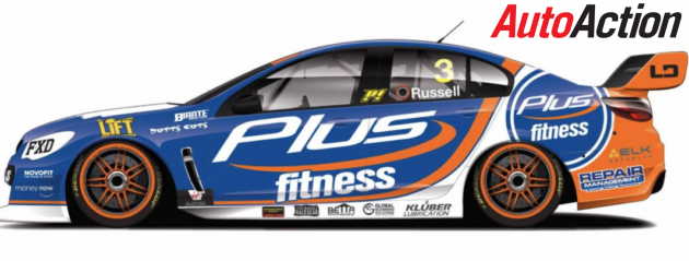 Plus Fitness livery for Aaren Russell