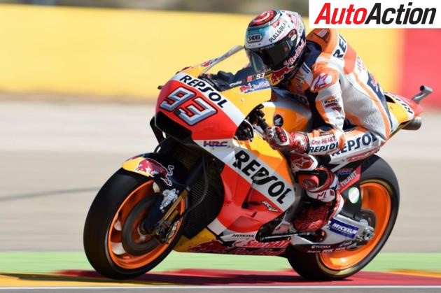 Marc Marquez too the MotoGP win at Aragon - Photo: LAT