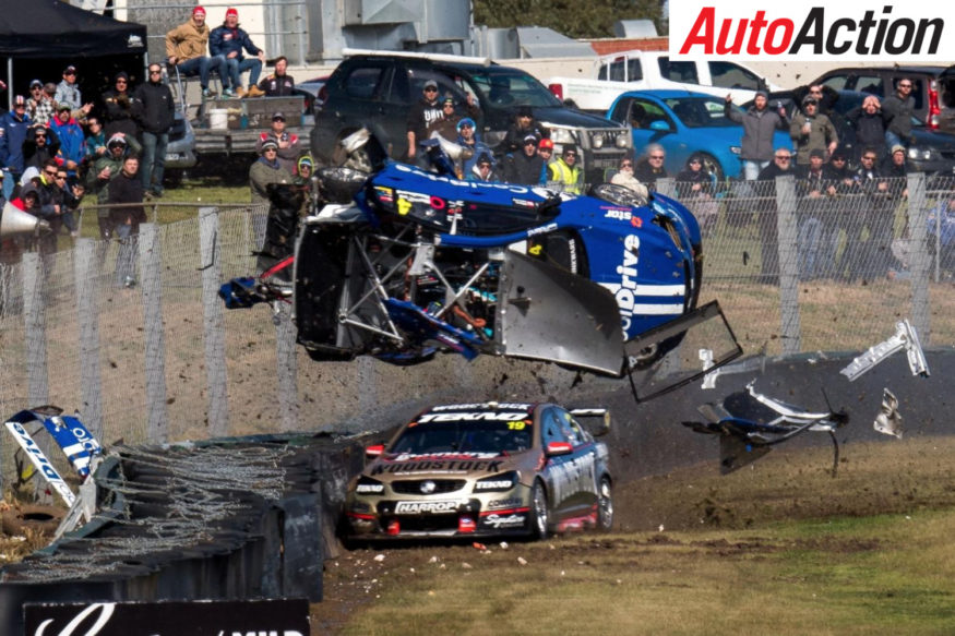 Frightening crash for Todd Hazelwood in the opening qualifying race - Photo: Daniel Kalisz