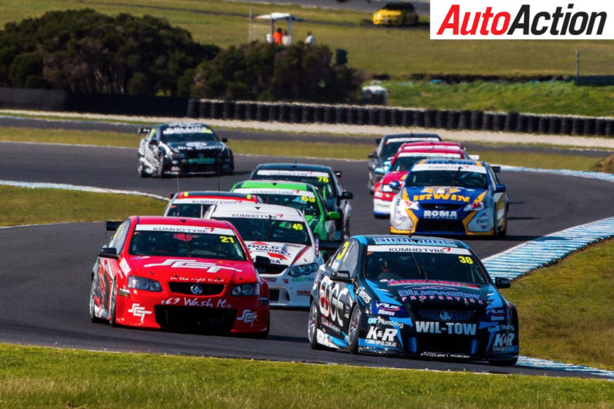Tyler Greenbury took out race one of the V8 Touring Cars - Photo: Dirk Klynsmith
