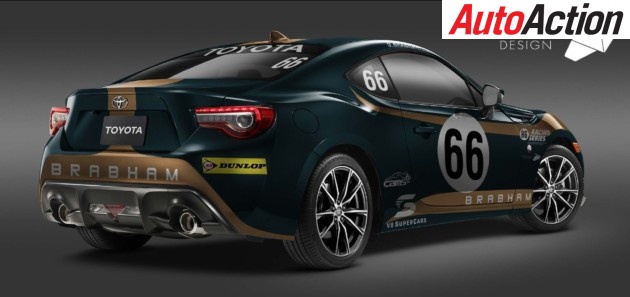 Toyota asked Brabham to select a special livery and racing number on his car for the Bathurst event - Photo: Supplied