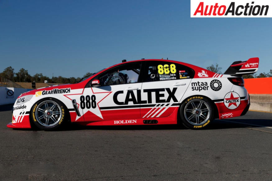 Colin Bond’s iconic Caltex-backed race cars inspired the Sandown 500 look - Photo: Supplied