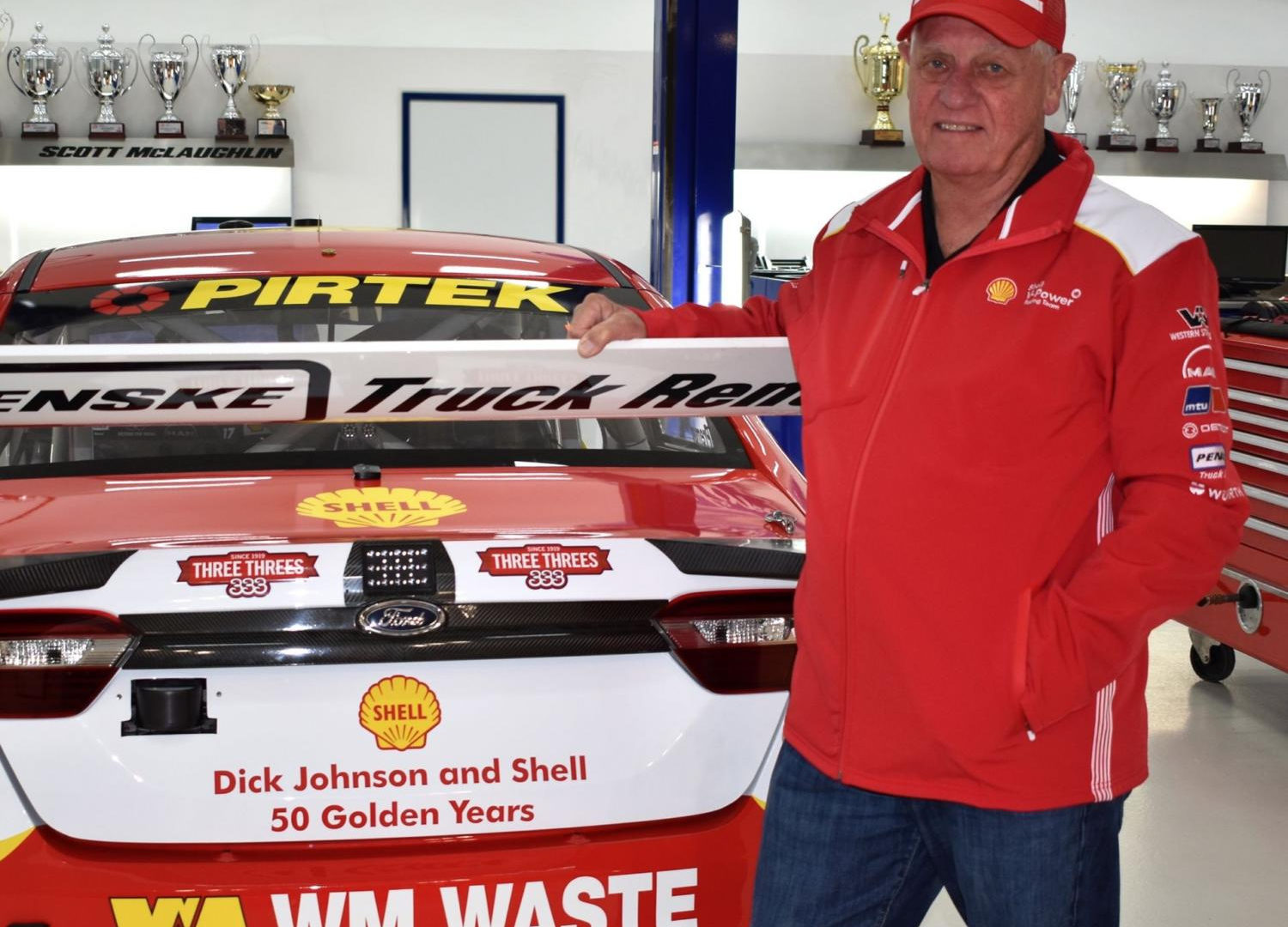 Shell and Dick Johnson celebrate 50 year association - Photo: Supplied