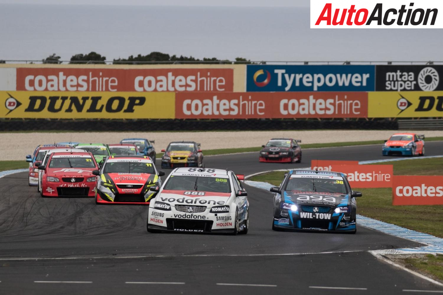 Phillip Island is a critical round in the Kumho V8 Touring Car Series - Photo: Rhys Vandersyde