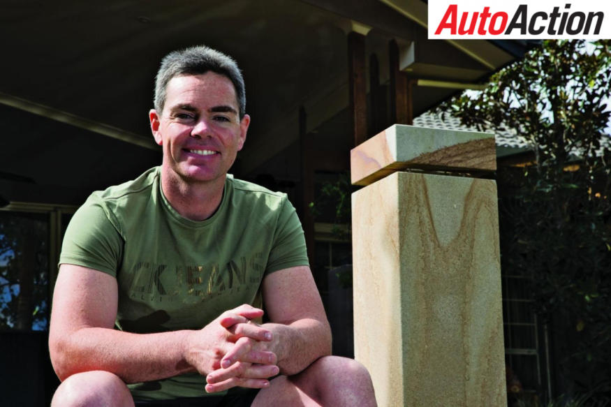 Craig Lowndes away from the track