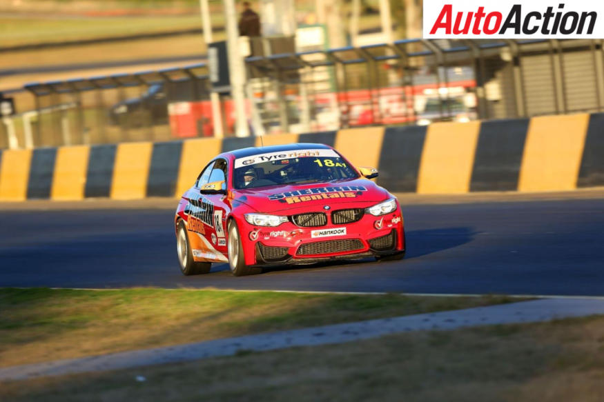 The Sherrin Rentals BMW M4 on track at Sydney Motorsport Park - Photo: Nathan Wong