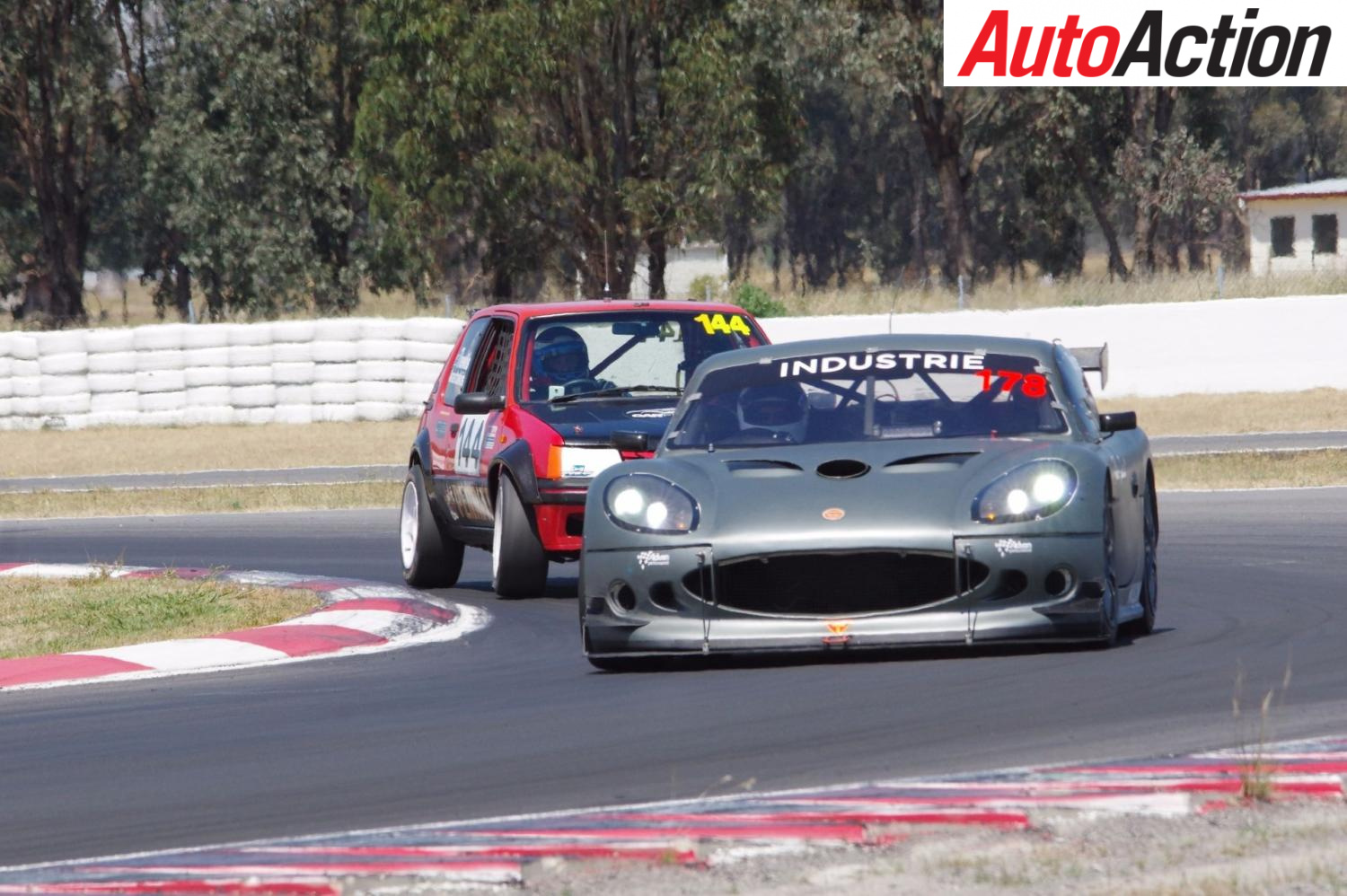 Craig and Adam Burgess overcame issues with their Ginetta to win Winton 300 - Photo: Judi McDonald