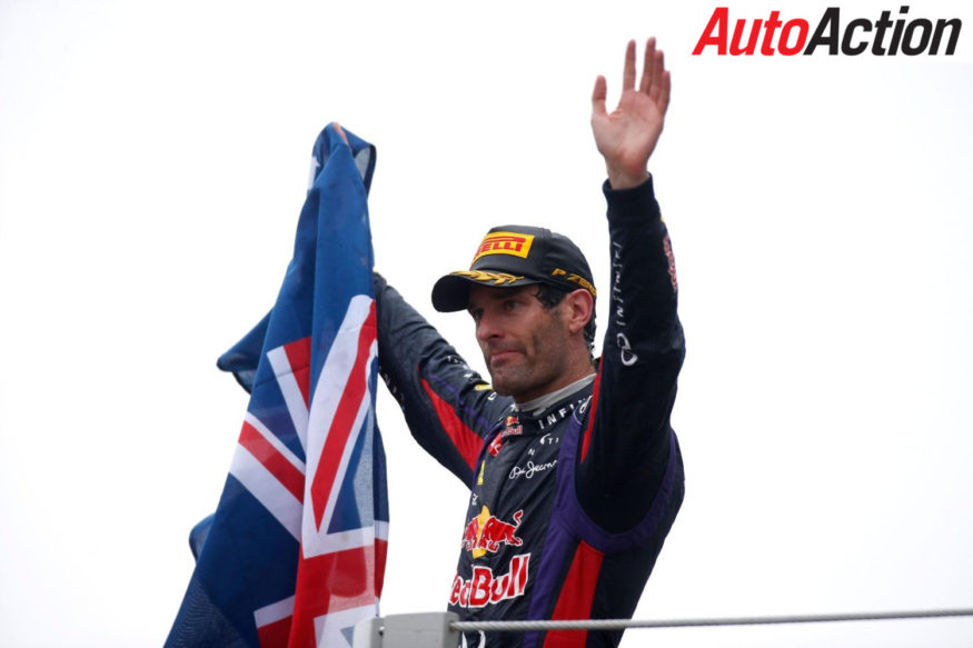 Mark Webber celebrating his final Formula 1 Grand Prix in 2013 - Photo: LAT