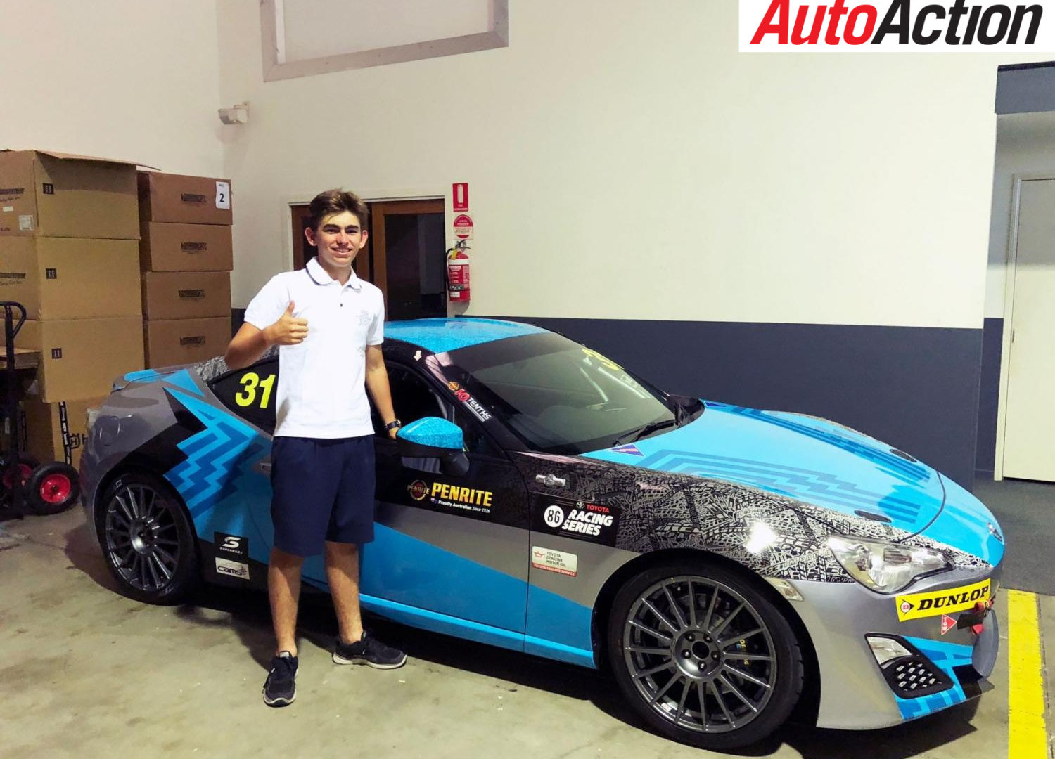 Karting Champion Broc Feeney joins Toyota 86 Racing Series - Photo: Supplied