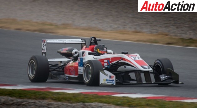 Calan Williams testing with Fortec Motorsports last year - Photo: Supplied