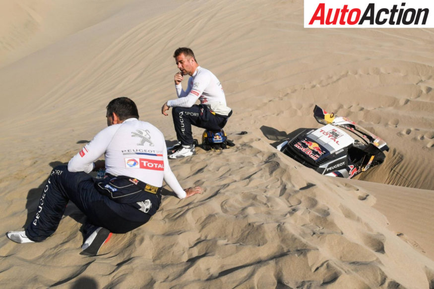 Sebastien Loeb crashed out on day 5 of Dakar - Photo: Red Bull