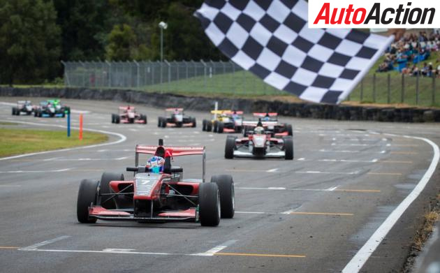 Richard Verschoor winning the New Zealand Grand Prix - Photo: Bruce Jenkins